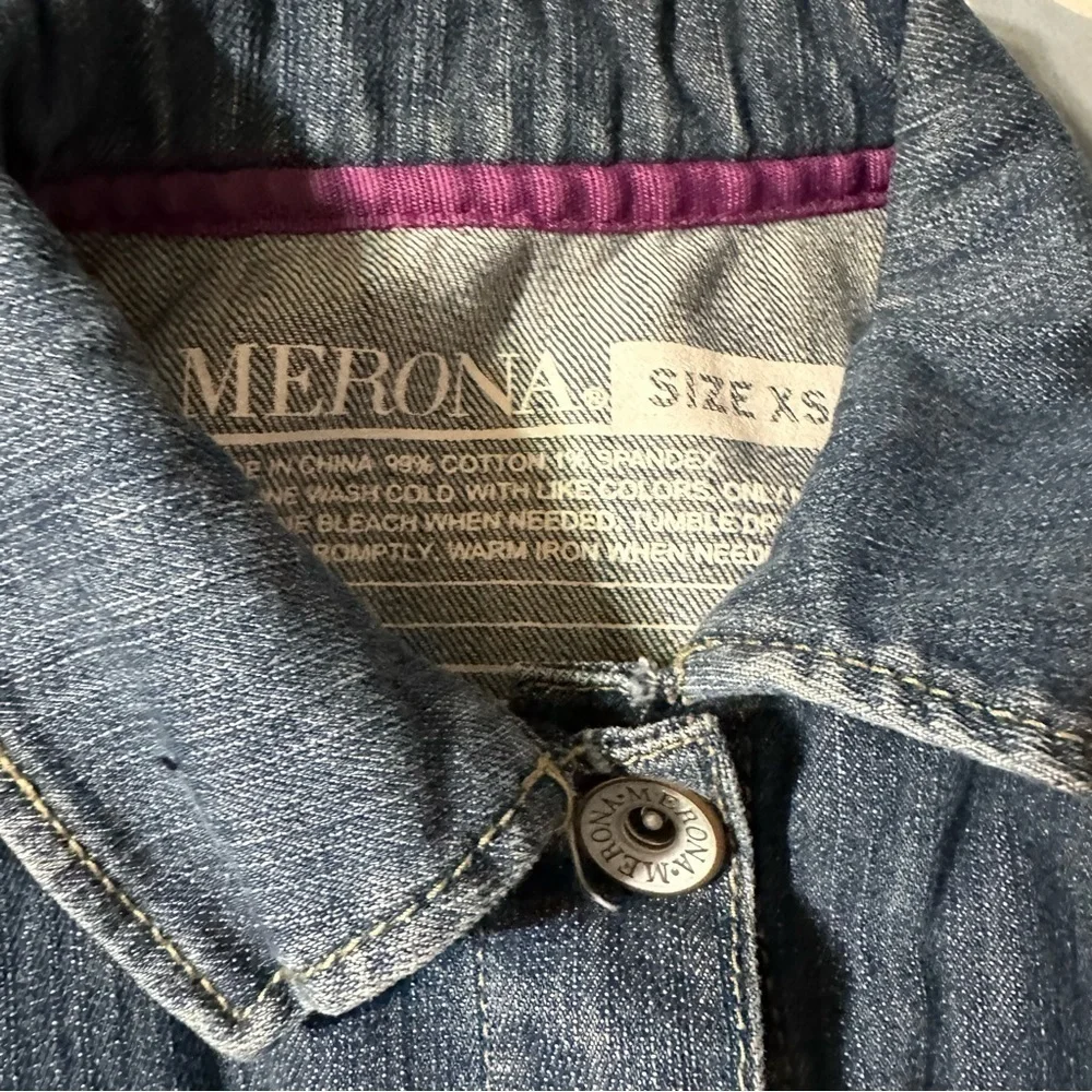 Merona women's XS denim jacket